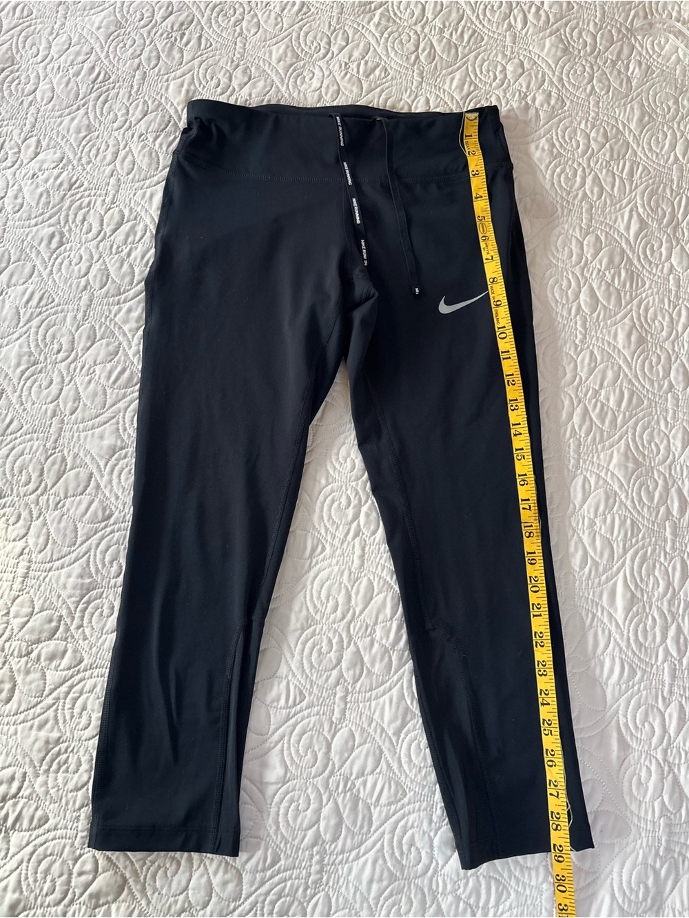 Nike Dri-FIT Crop Black Leggings - Picture 6 of 11